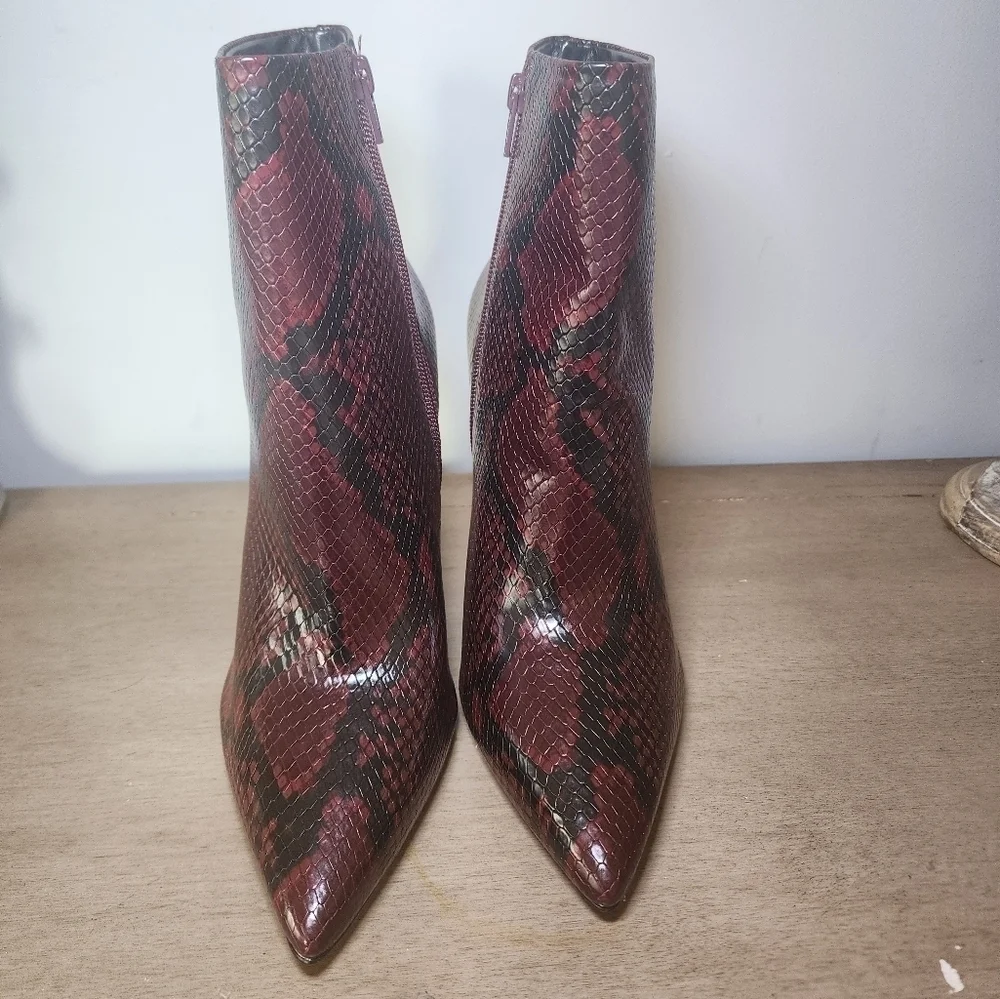 Aldo snake print ankle booties size 9 new without a box - Picture 5 of 8